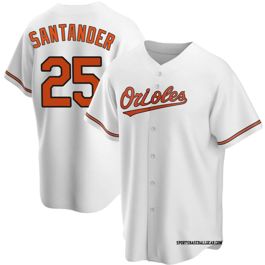 Anthony Santander Youth Baltimore Orioles White Replica Home Jersey