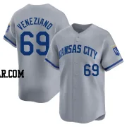 Anthony Veneziano Men's Kansas City Royals Gray Limited Away Jersey