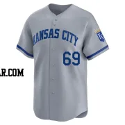 Anthony Veneziano Men's Kansas City Royals Gray Limited Away Jersey