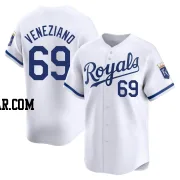 Anthony Veneziano Men's Kansas City Royals White Limited Home Jersey