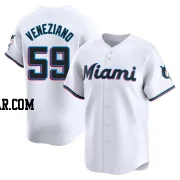 Anthony Veneziano Men's Miami Marlins White Limited Home Jersey