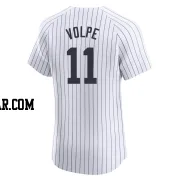 Anthony Volpe Men's New York Yankees White Elite Home Jersey