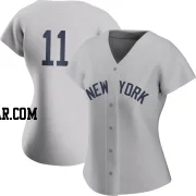 Anthony Volpe Women's New York Yankees Gray Authentic 2021 Field of Dreams Jersey