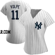 Anthony Volpe Women's New York Yankees White Authentic Home Name Jersey