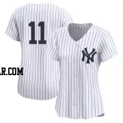 Anthony Volpe Women's New York Yankees White Limited Yankee Home 2nd Jersey