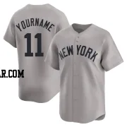 Anthony Volpe Youth New York Yankees Gray Limited Away Jersey