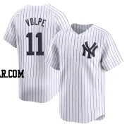 Anthony Volpe Youth New York Yankees White Limited Yankee Home Jersey