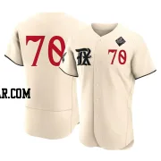 Antoine Kelly Men's Texas Rangers Cream Authentic 2023 City Connect 2023 World Series Jersey