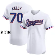 Antoine Kelly Men's Texas Rangers Gold Elite White 2024 Collection Jersey