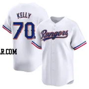 Antoine Kelly Men's Texas Rangers Gold Limited White 2024 Collection Jersey