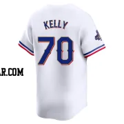 Antoine Kelly Men's Texas Rangers Gold Limited White 2024 Collection Jersey