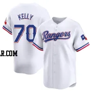 Antoine Kelly Men's Texas Rangers White Limited Home Jersey