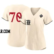 Antoine Kelly Women's Texas Rangers Cream Authentic 2023 City Connect 2023 World Series Jersey