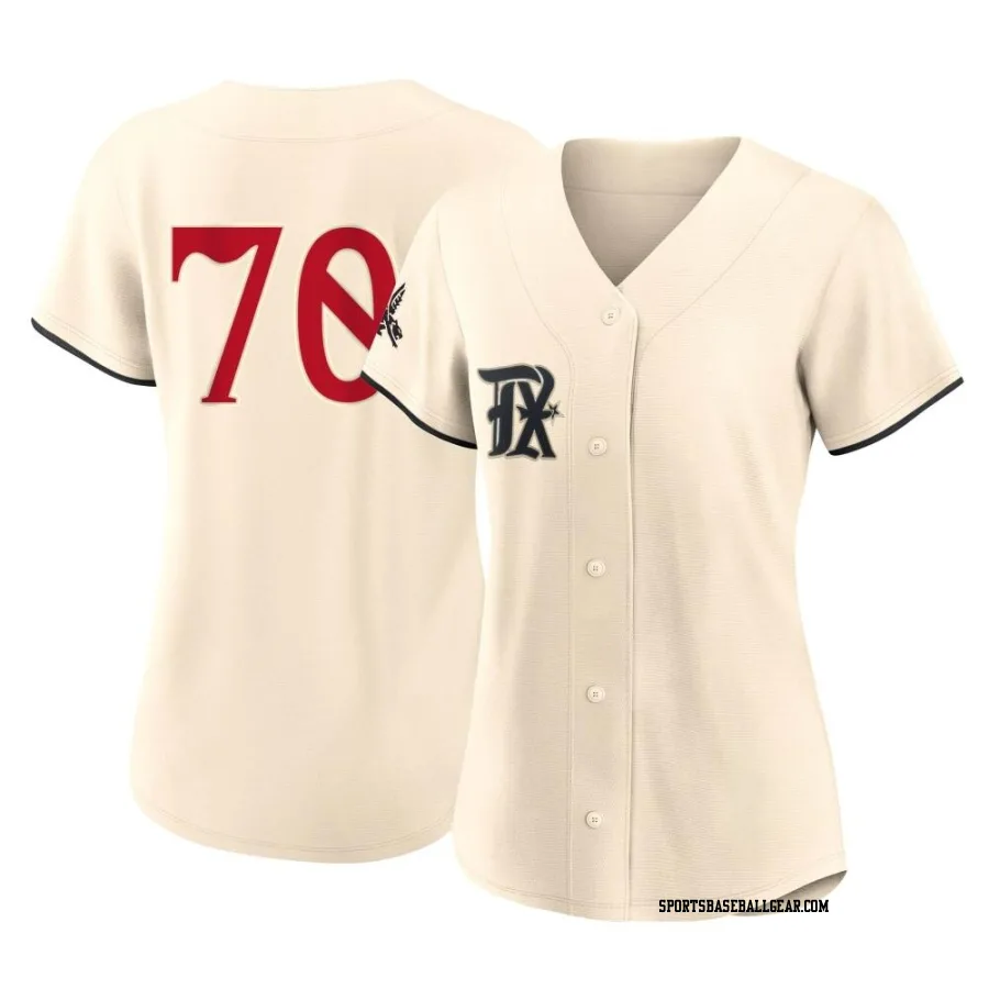 Antoine Kelly Women's Texas Rangers Cream Replica 2023 City Connect Jersey