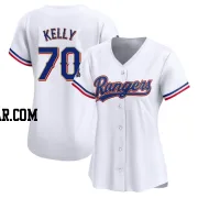 Antoine Kelly Women's Texas Rangers Gold Limited White 2024 Collection Jersey