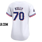 Antoine Kelly Women's Texas Rangers Gold Limited White 2024 Collection Jersey