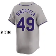 Antonio Senzatela Men's Colorado Rockies Gray Limited Road Jersey