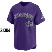 Antonio Senzatela Men's Colorado Rockies Purple Limited Alternate Jersey