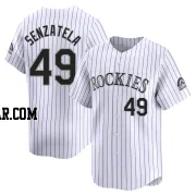 Antonio Senzatela Men's Colorado Rockies White Limited Home Jersey