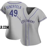 Antonio Senzatela Women's Colorado Rockies Gray Authentic Road Jersey