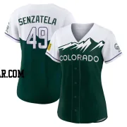 Antonio Senzatela Women's Colorado Rockies Green Replica 2022 City Connect Jersey