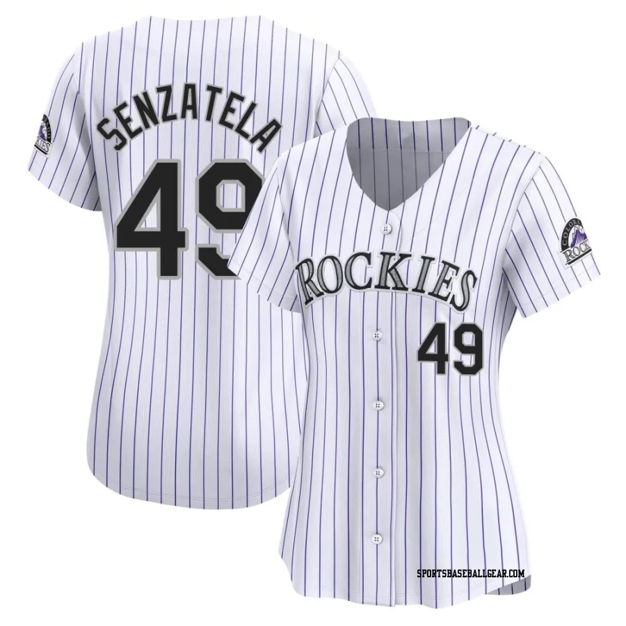 Antonio Senzatela Women's Colorado Rockies White Limited Home Jersey