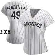 Antonio Senzatela Women's Colorado Rockies White Replica Home Jersey