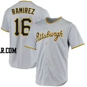 Aramis Ramirez Men's Pittsburgh Pirates Gray Replica Road Jersey