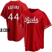 Aristides Aquino Youth Cincinnati Reds Red Replica Alternate Jersey