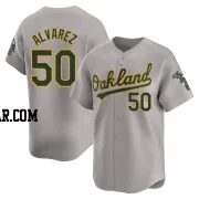 Armando Alvarez Men's Oakland Athletics Gray Limited Away Jersey