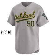 Armando Alvarez Men's Oakland Athletics Gray Limited Away Jersey