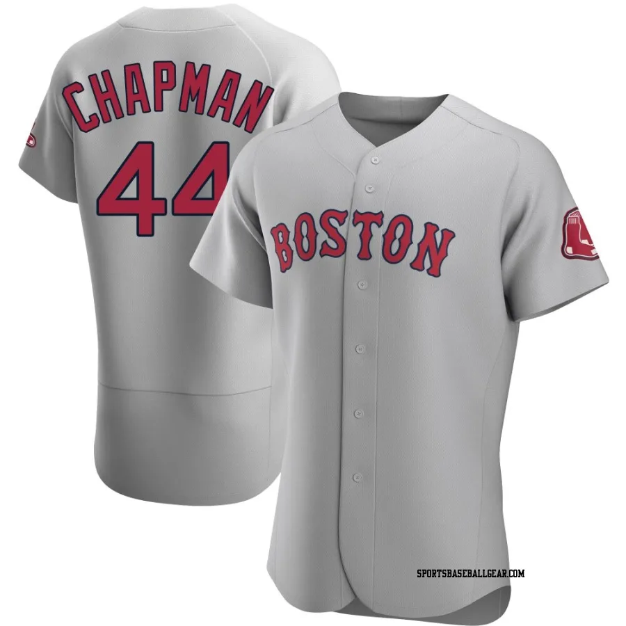 Aroldis Chapman Men's Boston Red Sox Gray Authentic Road Jersey