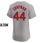 Aroldis Chapman Men's Boston Red Sox Gray Elite Road Jersey