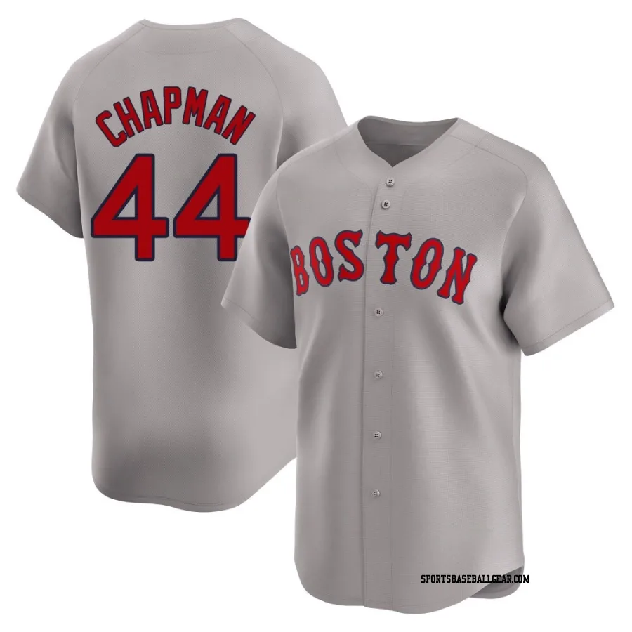 Aroldis Chapman Men's Boston Red Sox Gray Limited Away Jersey