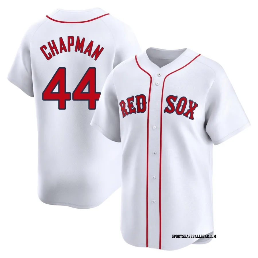 Aroldis Chapman Men's Boston Red Sox White Limited Home Jersey