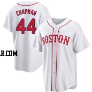 Aroldis Chapman Men's Boston Red Sox White Replica 2021 Patriots' Day Jersey