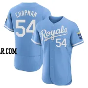 Aroldis Chapman Men's Kansas City Royals Light Blue Authentic 2022 Alternate Jersey