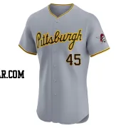 Aroldis Chapman Men's Pittsburgh Pirates Gray Elite Road Jersey