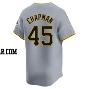 Aroldis Chapman Men's Pittsburgh Pirates Gray Limited Away Jersey