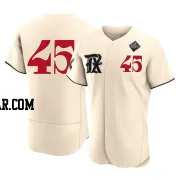 Aroldis Chapman Men's Texas Rangers Cream Authentic 2023 City Connect 2023 World Series Jersey