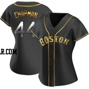 Aroldis Chapman Women's Boston Red Sox Black Golden Replica Alternate Jersey