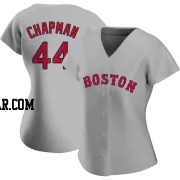 Aroldis Chapman Women's Boston Red Sox Gray Authentic Road Jersey