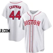 Aroldis Chapman Youth Boston Red Sox White Replica 2021 Patriots' Day Jersey