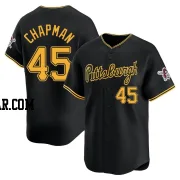 Aroldis Chapman Youth Pittsburgh Pirates Black Limited Alternate Jersey