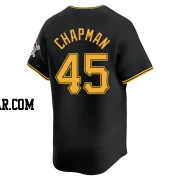 Aroldis Chapman Youth Pittsburgh Pirates Black Limited Alternate Jersey