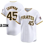 Aroldis Chapman Youth Pittsburgh Pirates White Limited Home Jersey