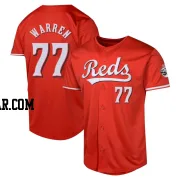 Art Warren Men's Cincinnati Reds Red Limited Alternate Jersey