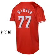 Art Warren Men's Cincinnati Reds Red Limited Alternate Jersey