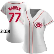 Art Warren Women's Cincinnati Reds White Authentic Home Jersey