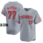 Art Warren Youth Cincinnati Reds Gray Limited Away Jersey